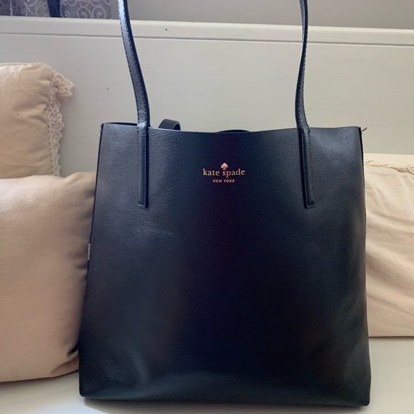 kate spade Handbags - Kate Spade Black/White Reversible Tote Bag